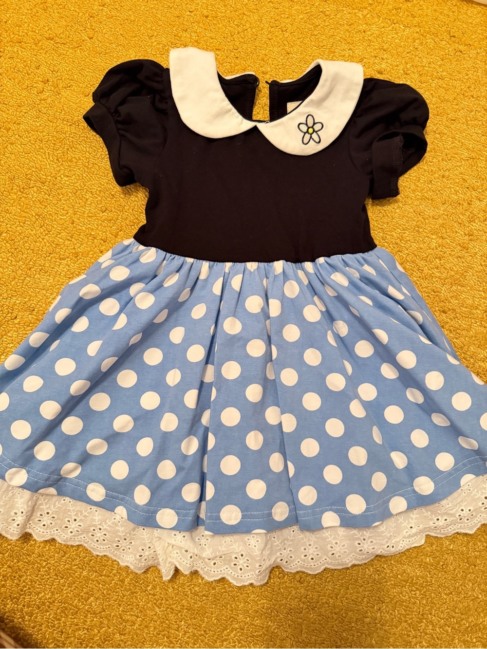 Taylor Joelle size 3 blue Minnie Mouse dress